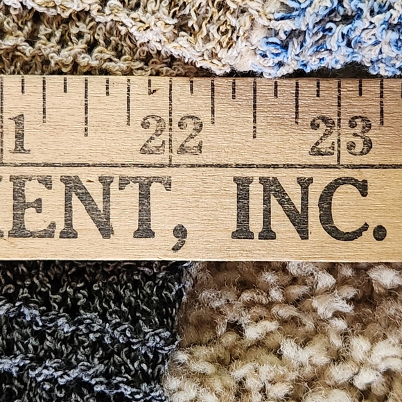 Davi & Dani Linen blend open knit sweater Size S Multicolored stripes - Picture 7 of 8